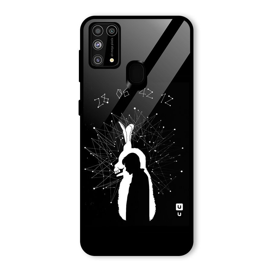 Donnie Darko Silhouette Glass Back Case for Galaxy M31