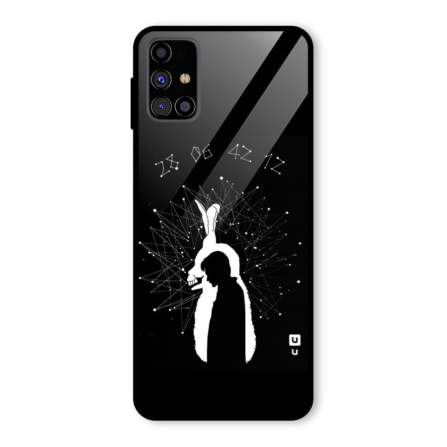 Donnie Darko Silhouette Glass Back Case for Galaxy M31s
