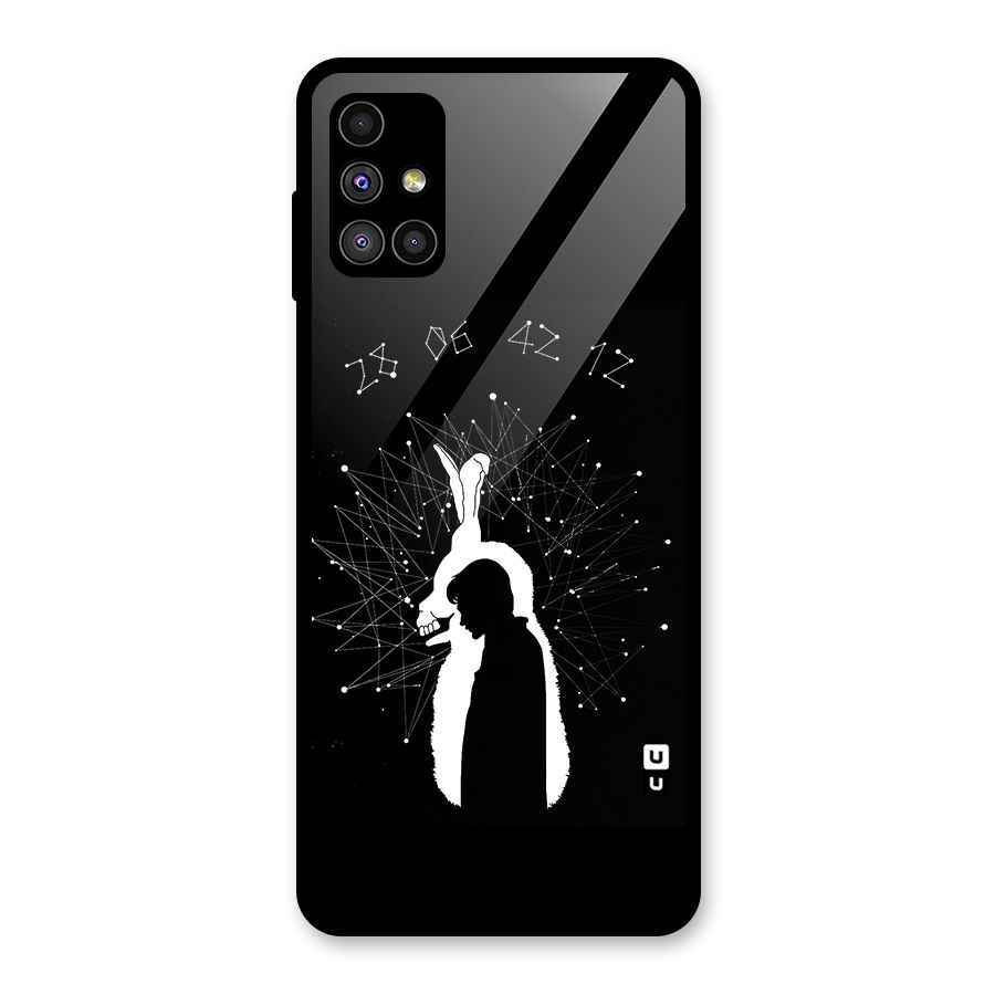 Donnie Darko Silhouette Glass Back Case for Galaxy M51