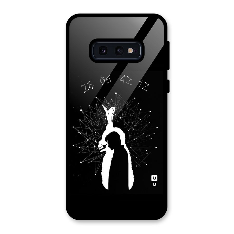 Donnie Darko Silhouette Glass Back Case for Galaxy S10e