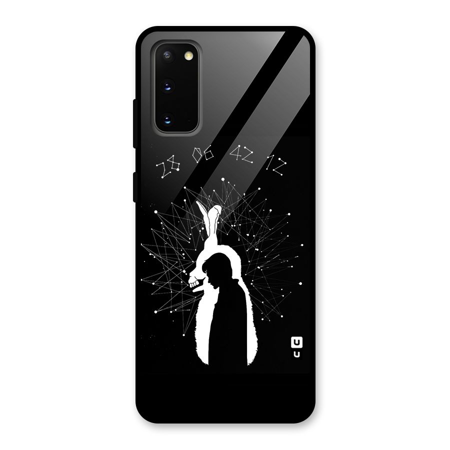 Donnie Darko Silhouette Glass Back Case for Galaxy S20