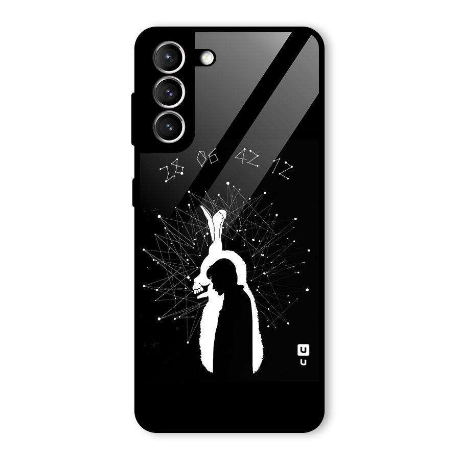 Donnie Darko Silhouette Glass Back Case for Galaxy S21 5G