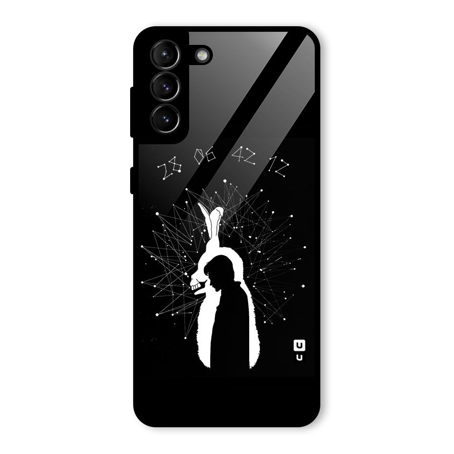 Donnie Darko Silhouette Glass Back Case for Galaxy S21 Plus