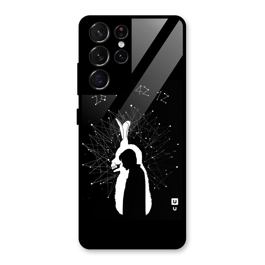 Donnie Darko Silhouette Glass Back Case for Galaxy S21 Ultra 5G