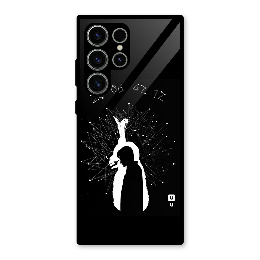 Donnie Darko Silhouette Glass Back Case for Galaxy S23 Ultra