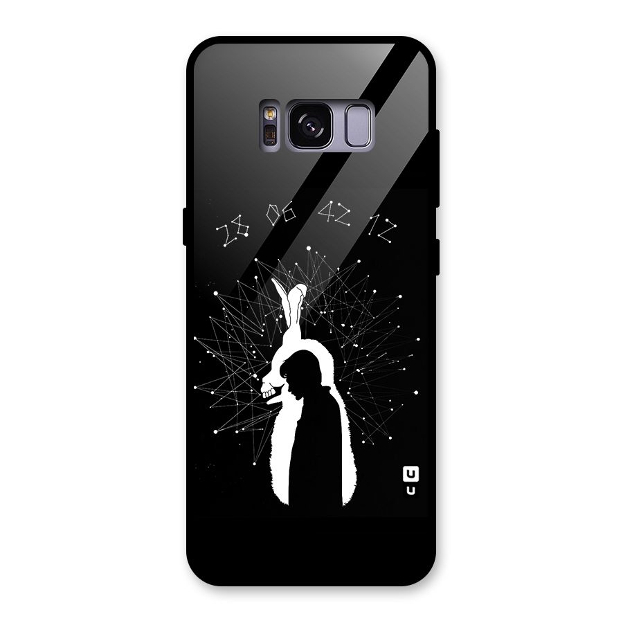 Donnie Darko Silhouette Glass Back Case for Galaxy S8