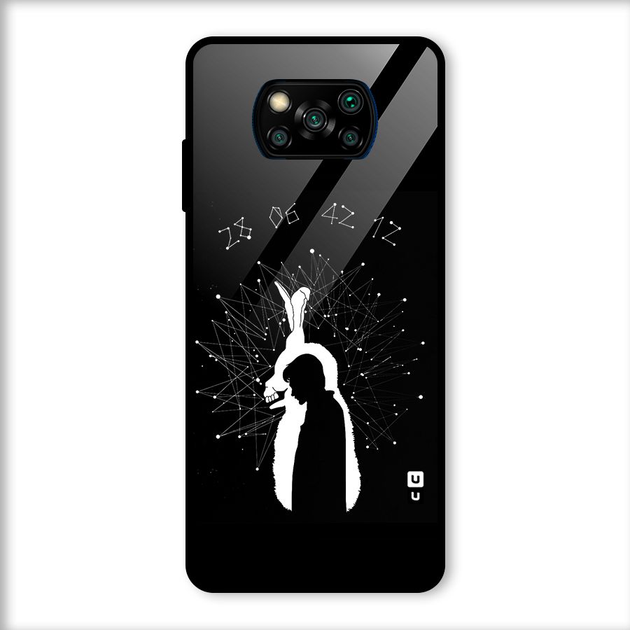 Donnie Darko Silhouette Glass Back Case for Poco X3
