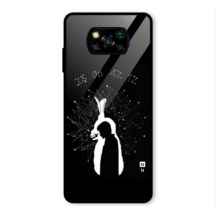 Donnie Darko Silhouette Glass Back Case for Poco X3 Pro