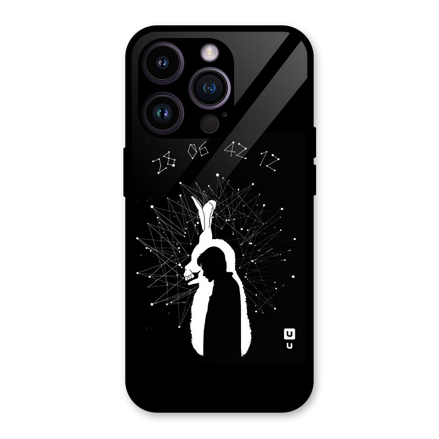 Donnie Darko Silhouette Glass Back Case for iPhone 14 Pro