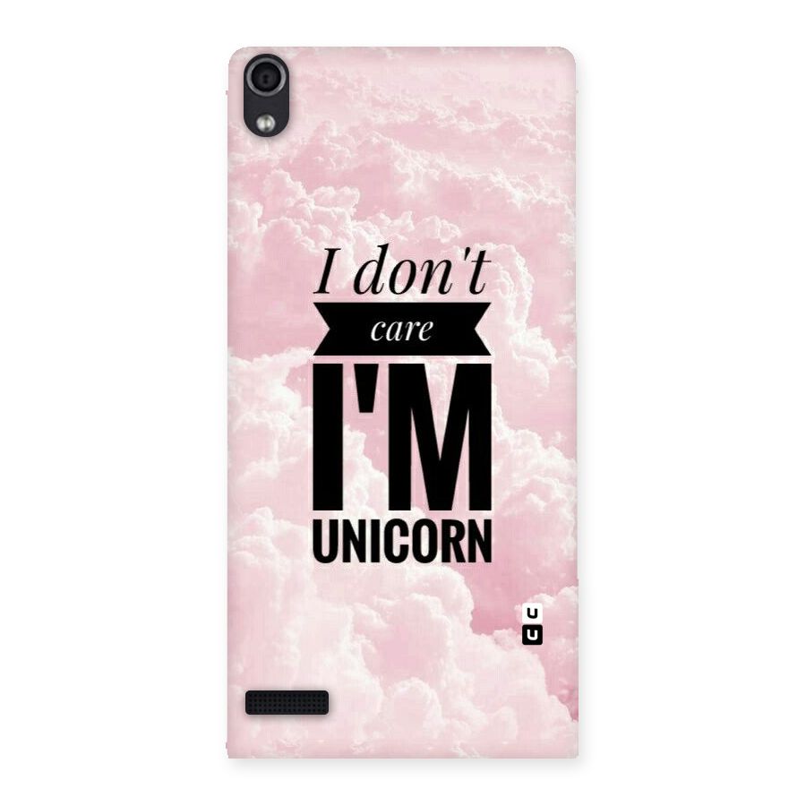 Dont Care Unicorn Back Case for Ascend P6