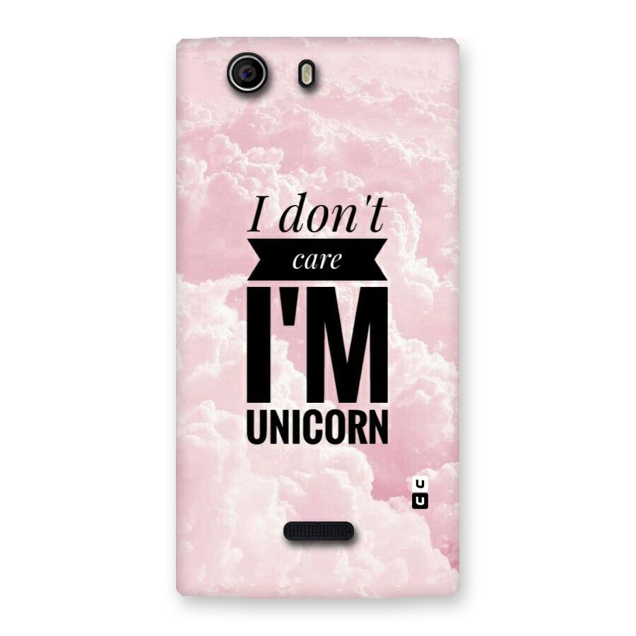 Dont Care Unicorn Back Case for Canvas Nitro 2 E311