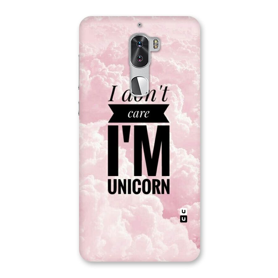 Dont Care Unicorn Back Case for Coolpad Cool 1