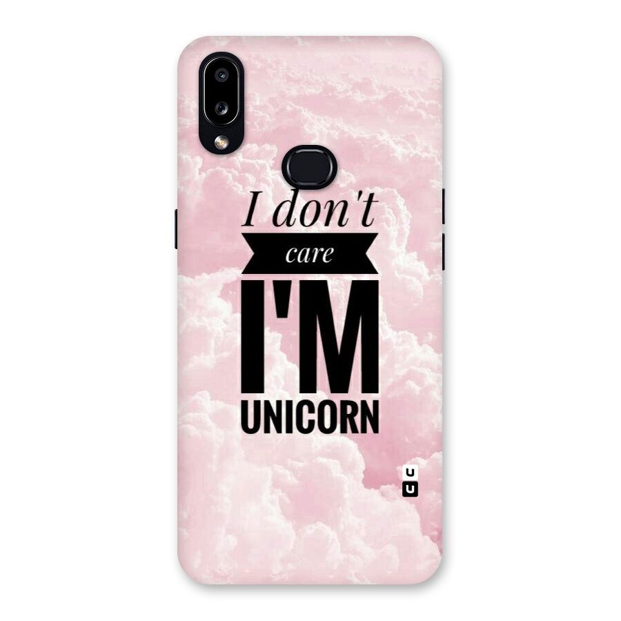 Dont Care Unicorn Back Case for Galaxy A10s