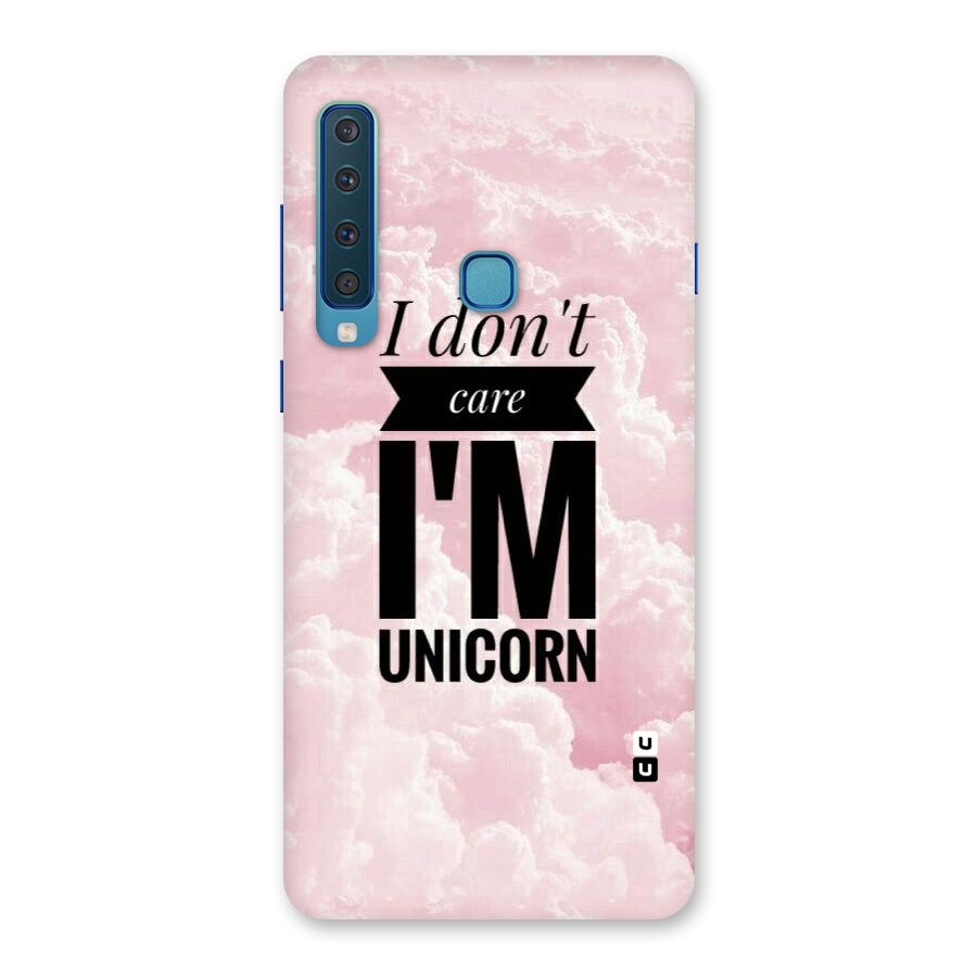Dont Care Unicorn Back Case for Galaxy A9 (2018)