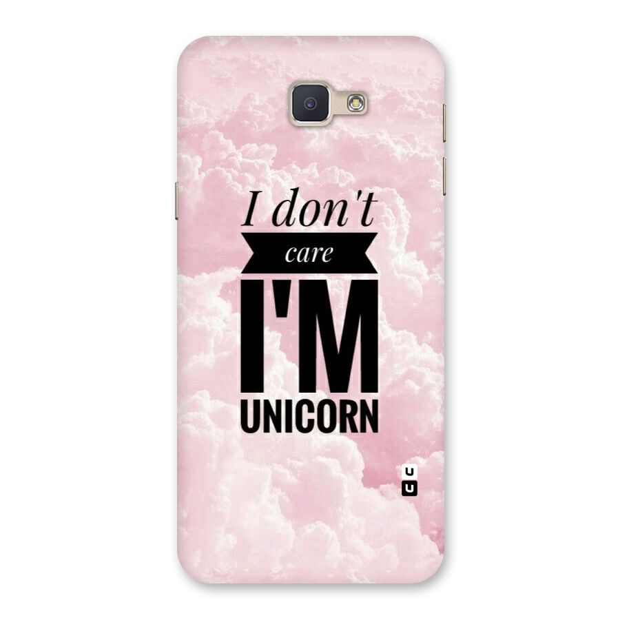 Dont Care Unicorn Back Case for Galaxy J5 Prime