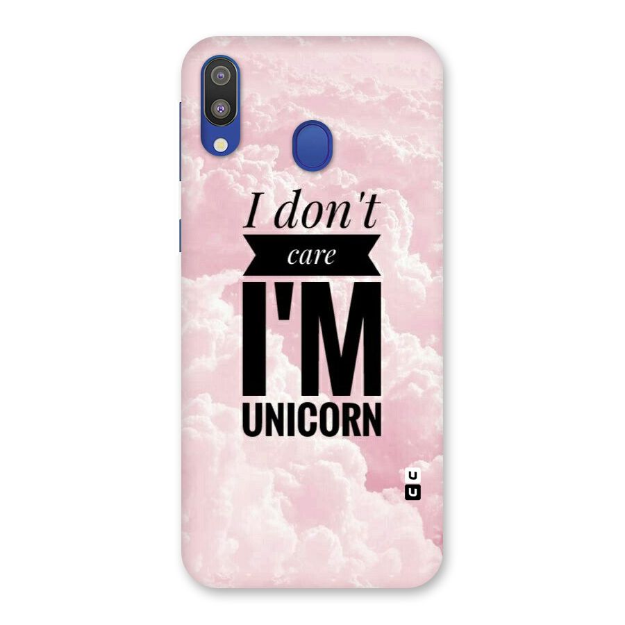 Dont Care Unicorn Back Case for Galaxy M20