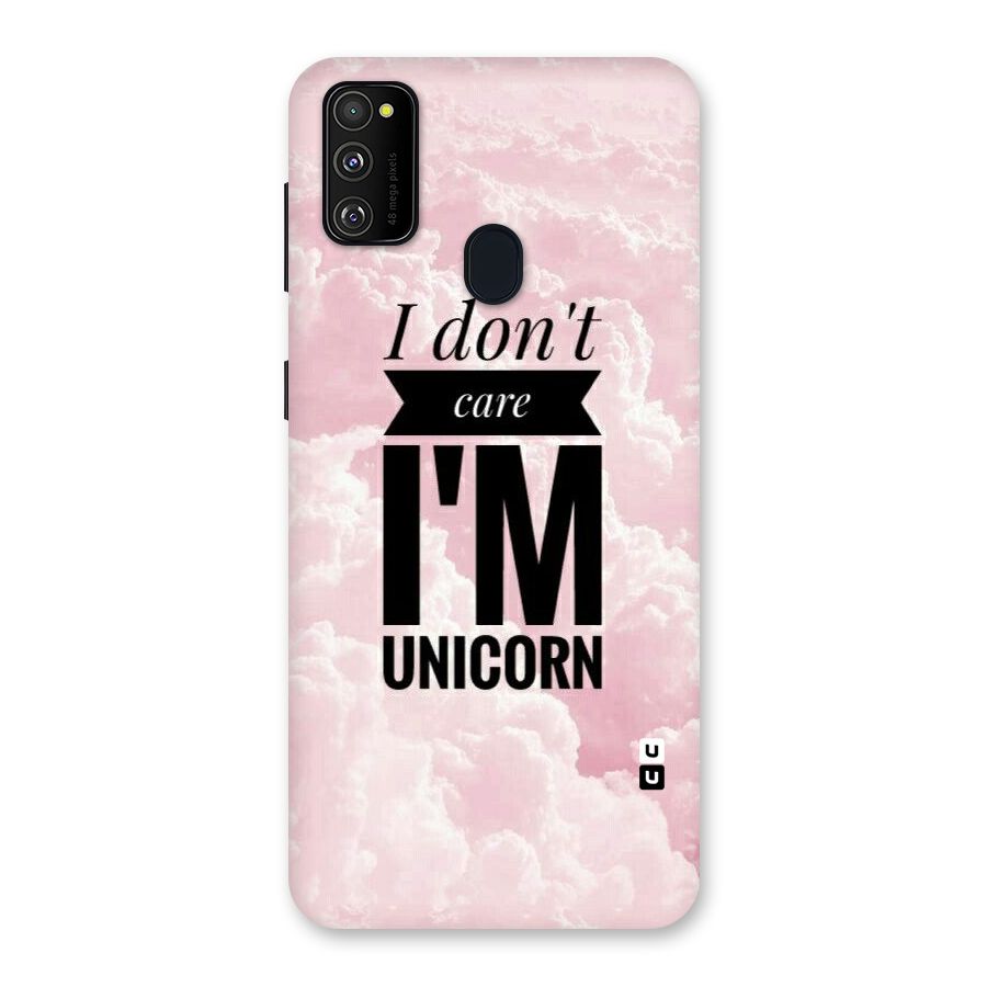 Dont Care Unicorn Back Case for Galaxy M30s