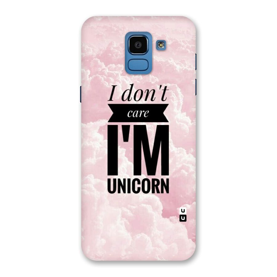 Dont Care Unicorn Back Case for Galaxy On6