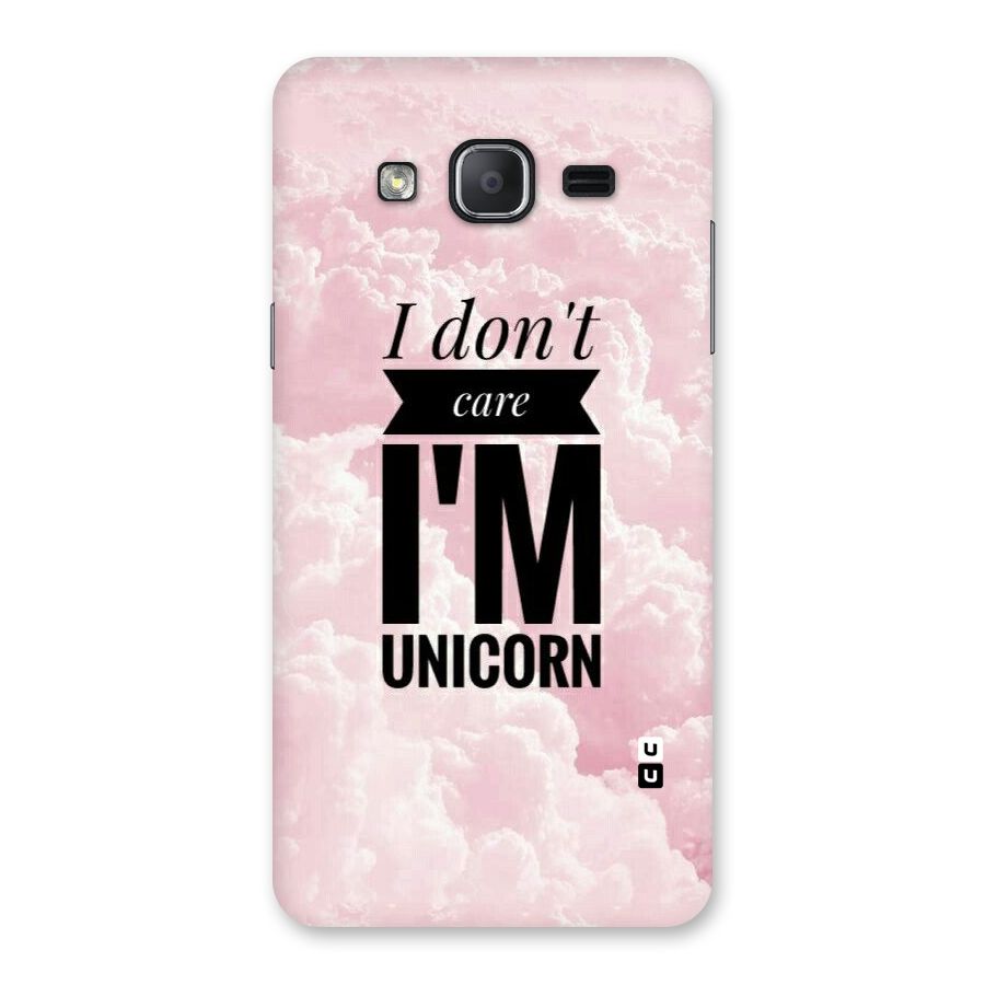 Dont Care Unicorn Back Case for Galaxy On7 2015