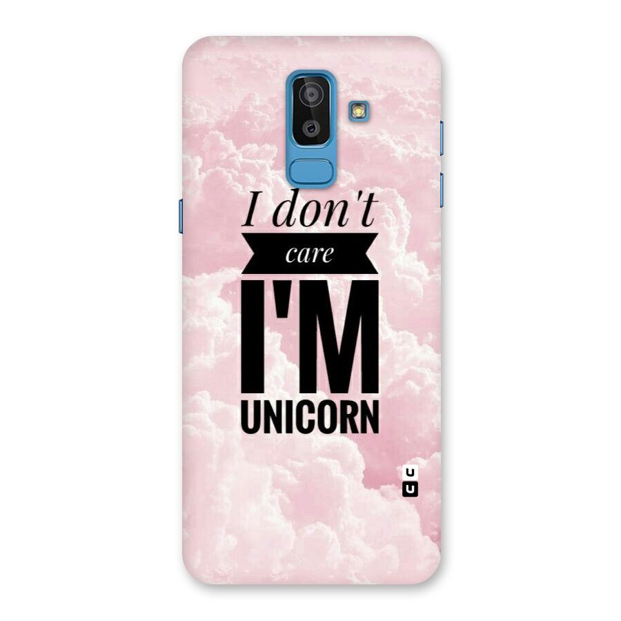 Dont Care Unicorn Back Case for Galaxy On8 (2018)