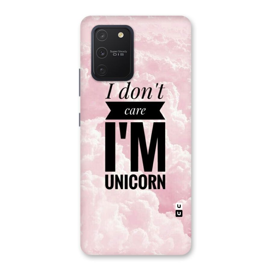 Dont Care Unicorn Back Case for Galaxy S10 Lite