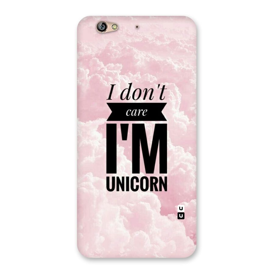 Dont Care Unicorn Back Case for Gionee S6