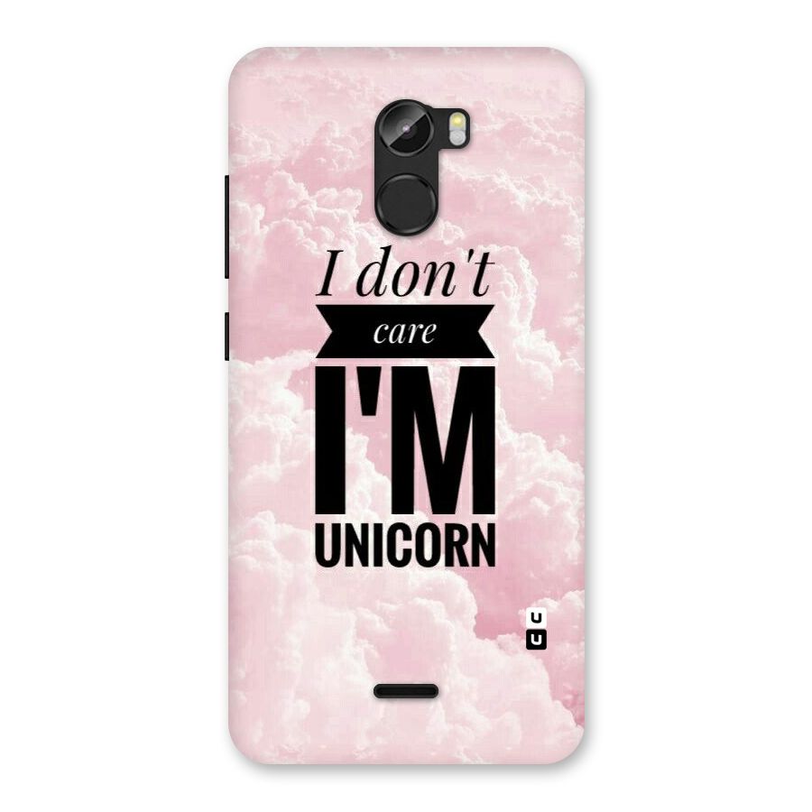 Dont Care Unicorn Back Case for Gionee X1