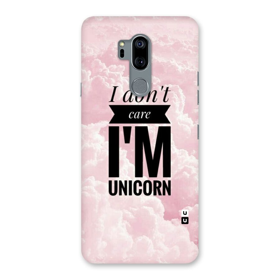 Dont Care Unicorn Back Case for LG G7