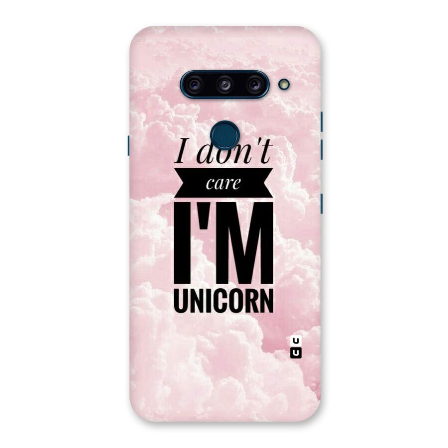 Dont Care Unicorn Back Case for LG  V40 ThinQ