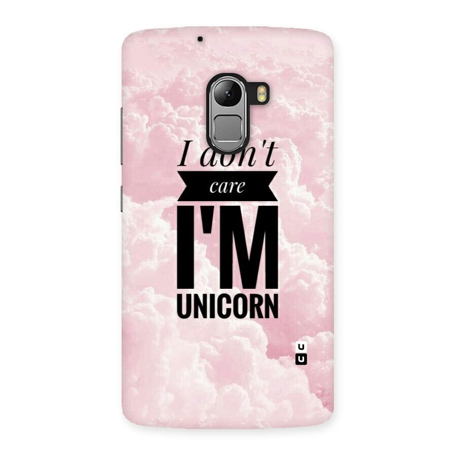 Dont Care Unicorn Back Case for Lenovo K4 Note