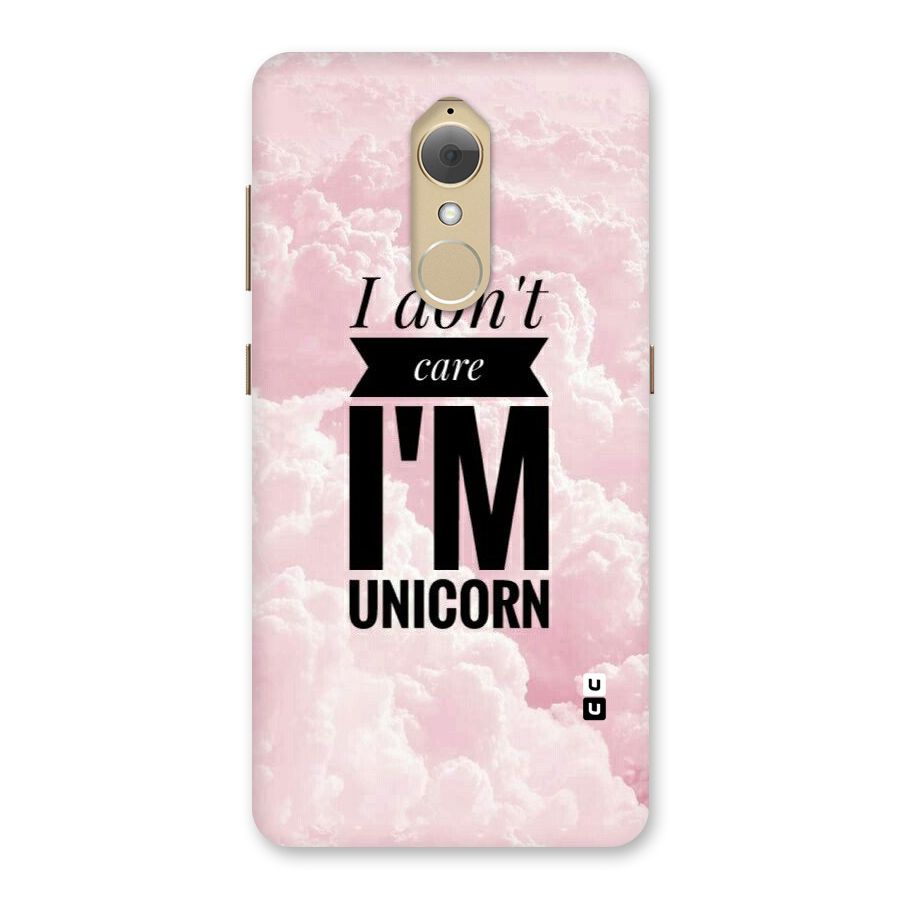 Dont Care Unicorn Back Case for Lenovo K8