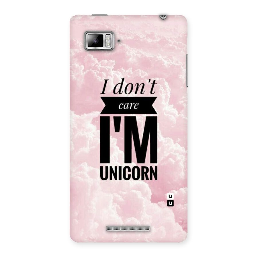 Dont Care Unicorn Back Case for Lenovo Vibe Z K910