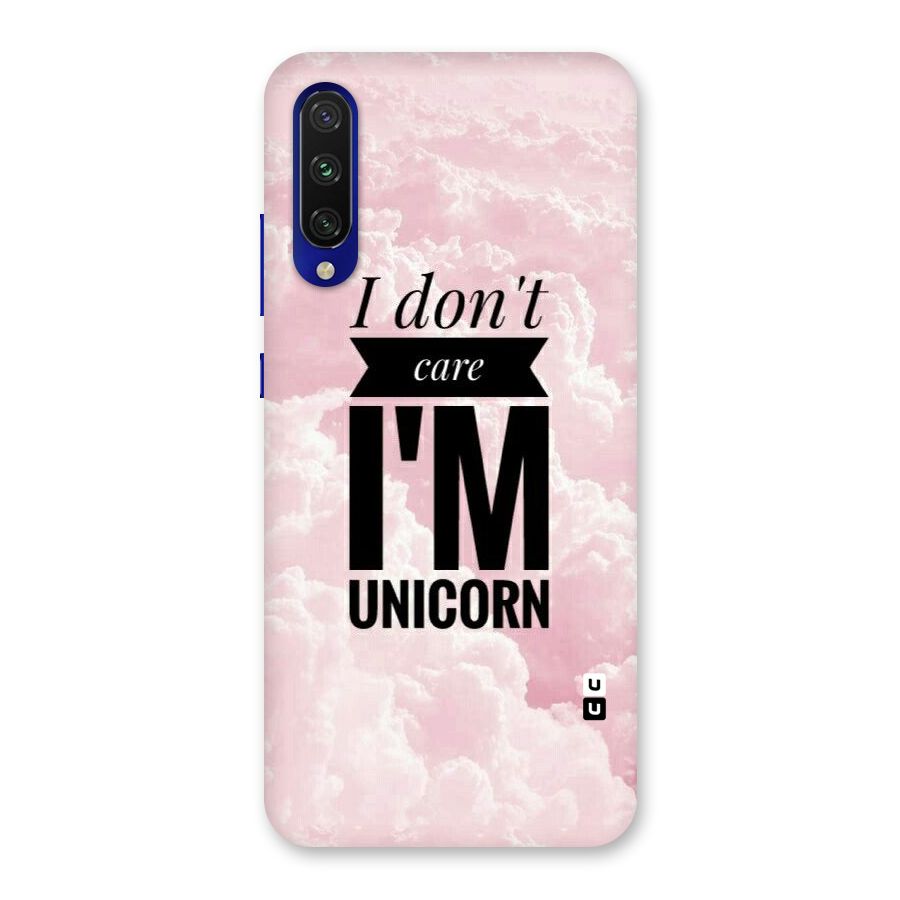 Dont Care Unicorn Back Case for Mi A3