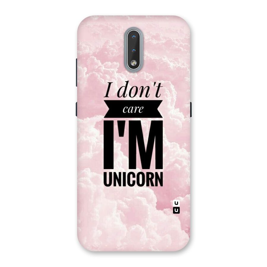 Dont Care Unicorn Back Case for Nokia 2.3
