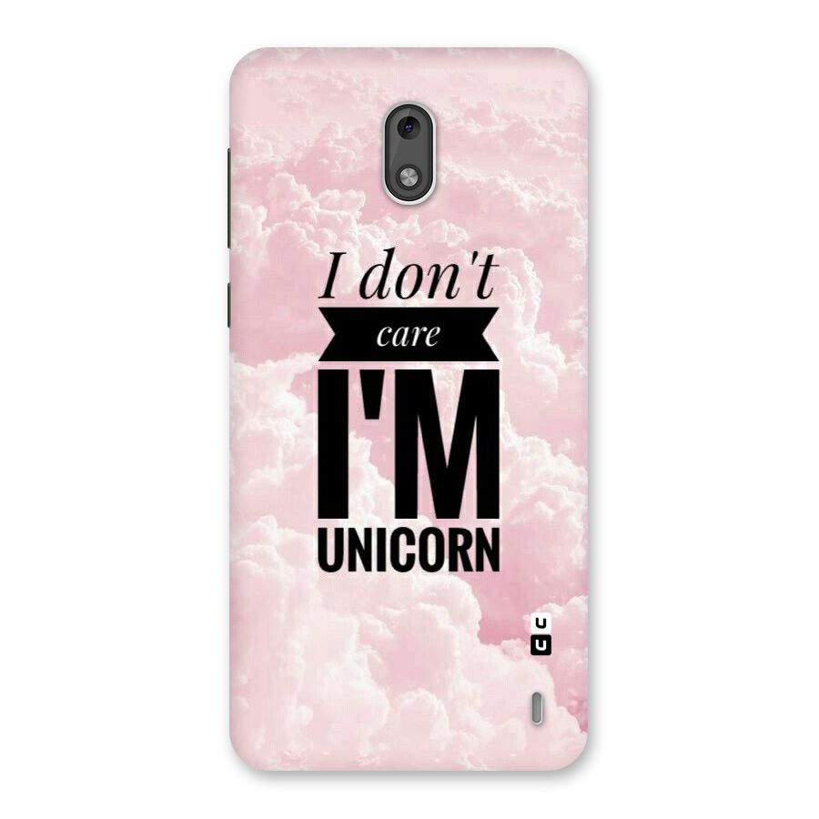 Dont Care Unicorn Back Case for Nokia 2