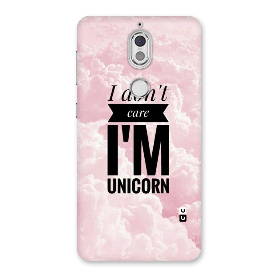 Dont Care Unicorn Back Case for Nokia 7