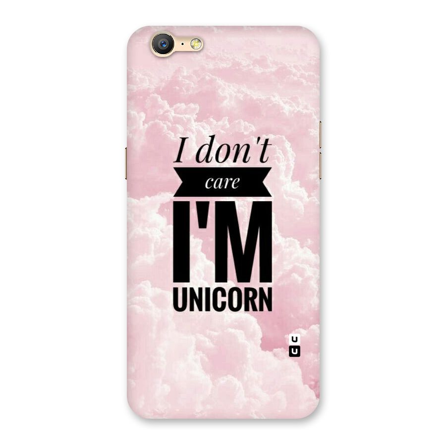 Dont Care Unicorn Back Case for Oppo A57