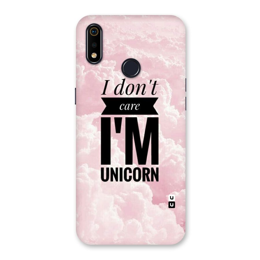 Dont Care Unicorn Back Case for Realme 3i