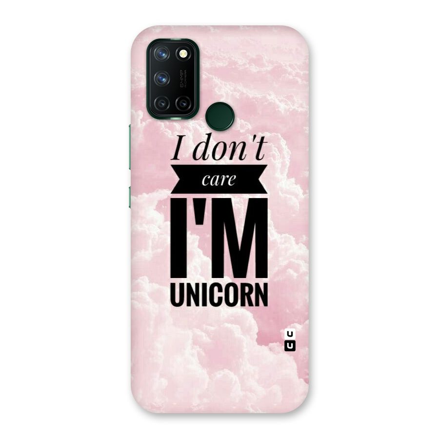 Dont Care Unicorn Back Case for Realme 7i