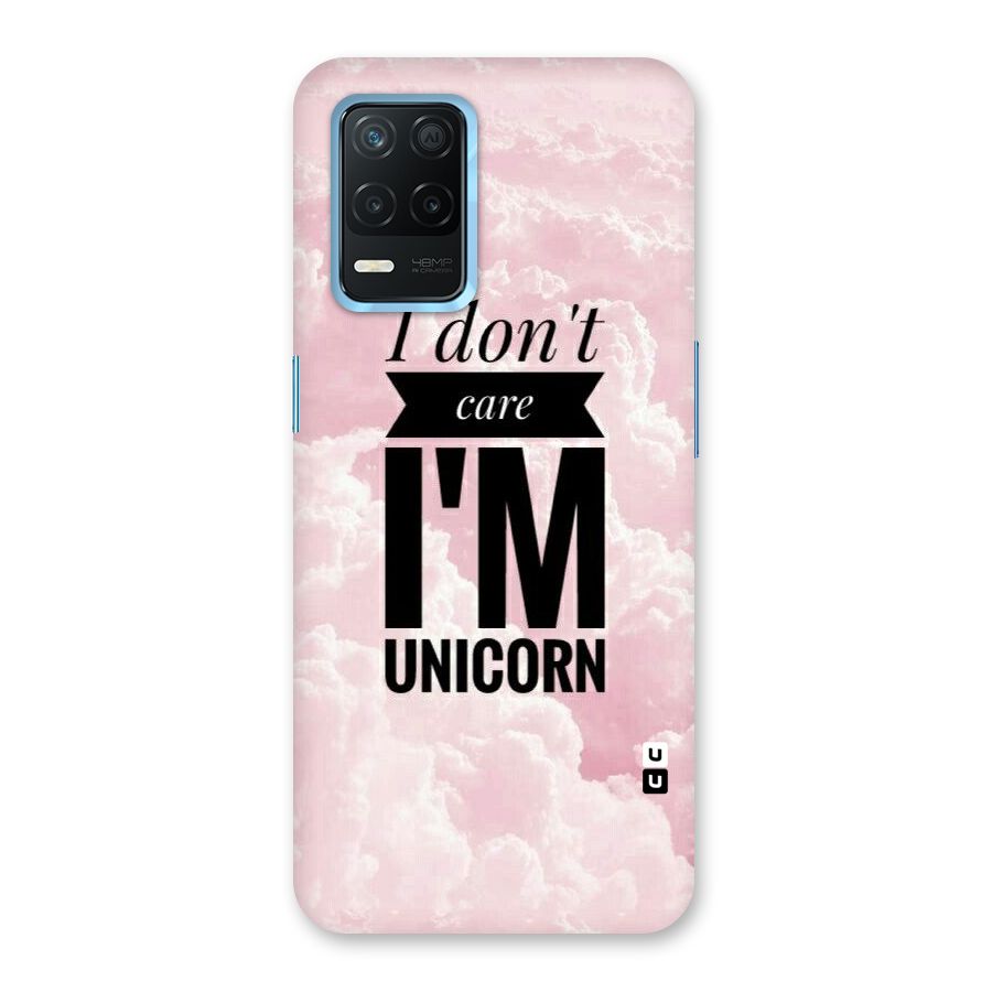 Dont Care Unicorn Back Case for Realme 8 5G