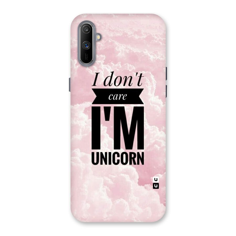 Dont Care Unicorn Back Case for Realme C3