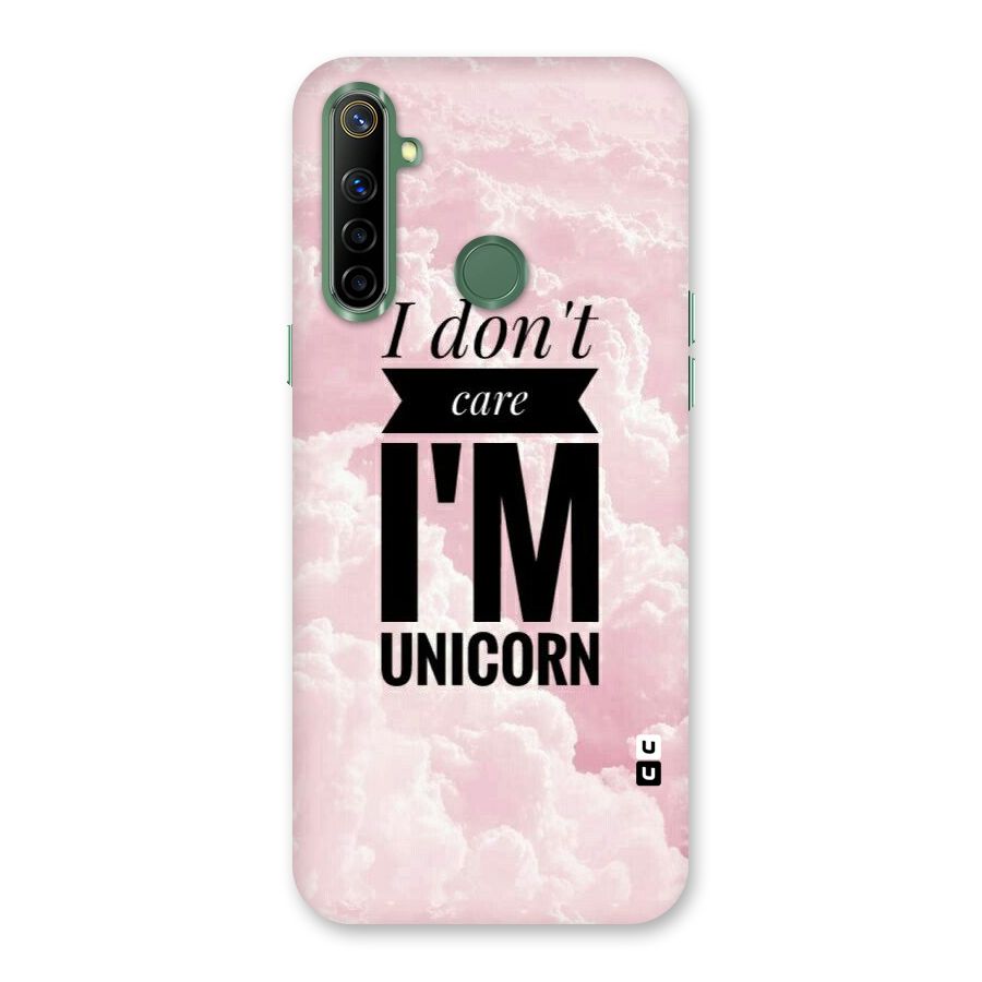 Dont Care Unicorn Back Case for Realme Narzo 10