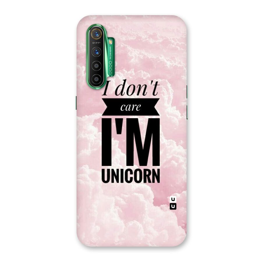 Dont Care Unicorn Back Case for Realme X2