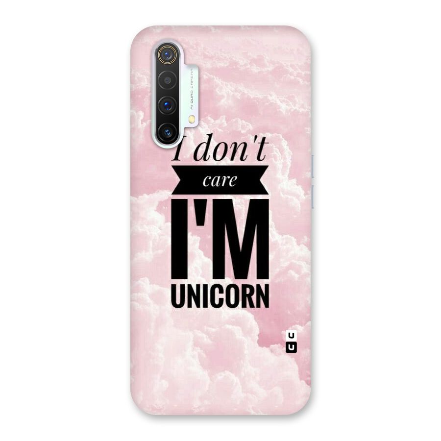 Dont Care Unicorn Back Case for Realme X3