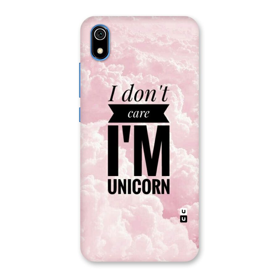 Dont Care Unicorn Back Case for Redmi 7A