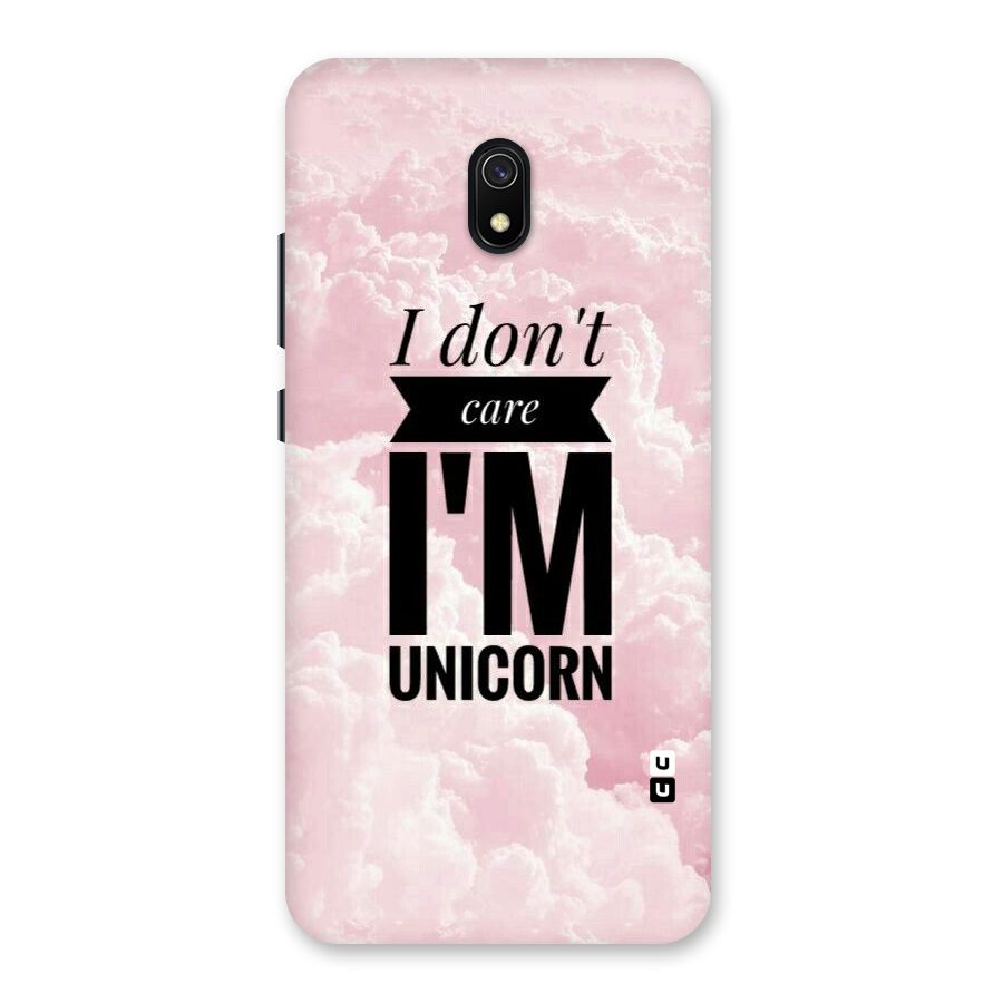 Dont Care Unicorn Back Case for Redmi 8A
