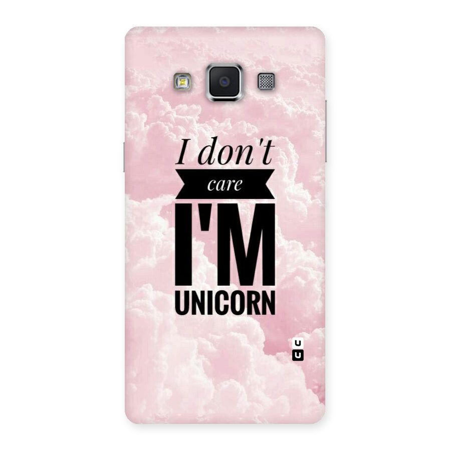 Dont Care Unicorn Back Case for Samsung Galaxy A5