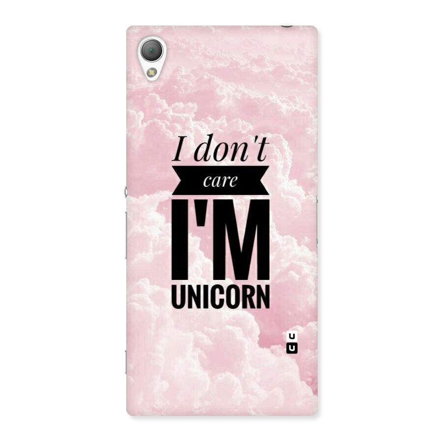 Dont Care Unicorn Back Case for Sony Xperia Z3