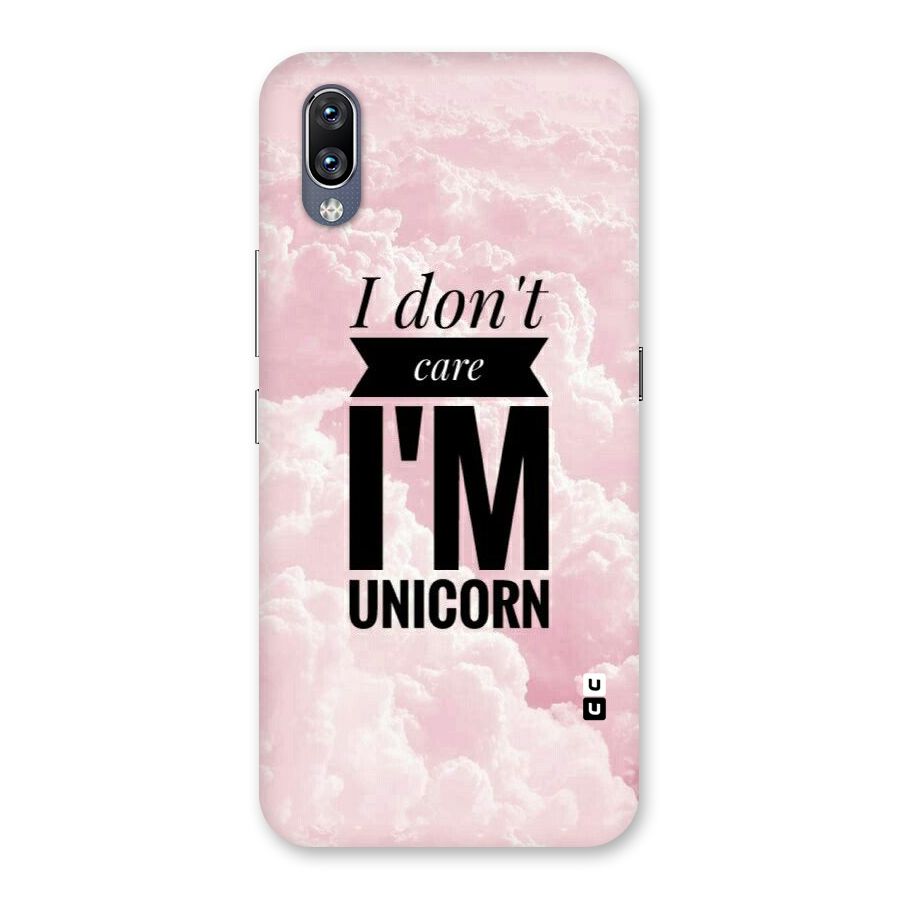 Dont Care Unicorn Back Case for Vivo NEX