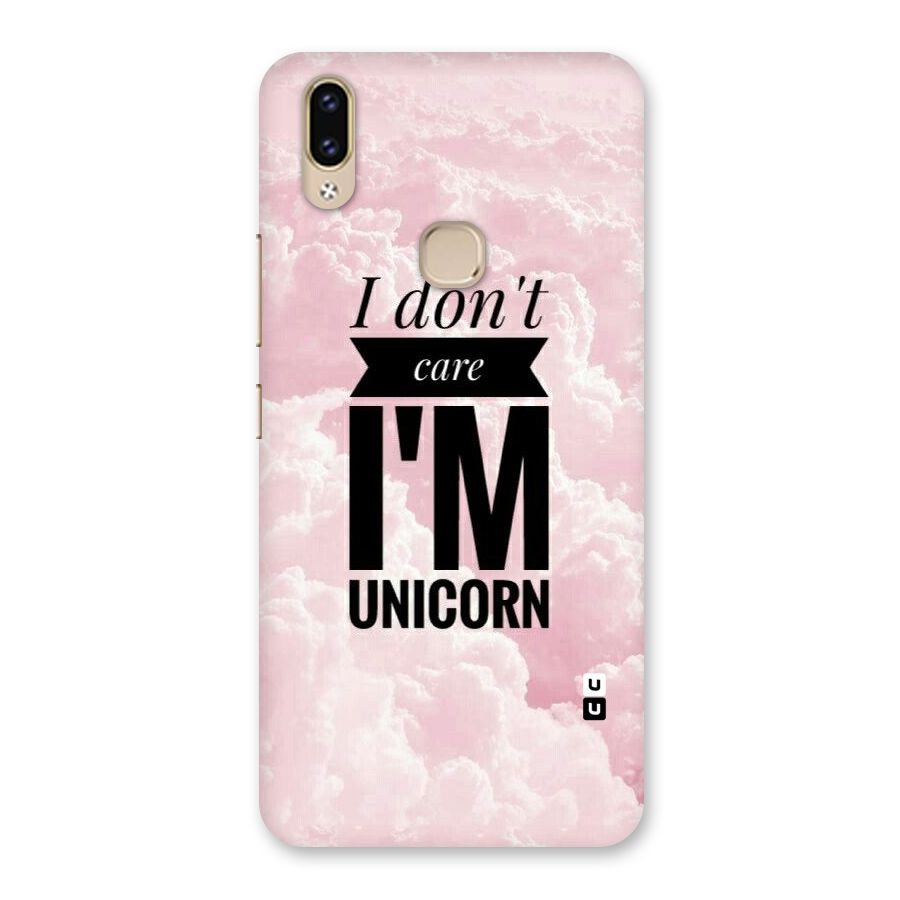 Dont Care Unicorn Back Case for Vivo V9 Youth